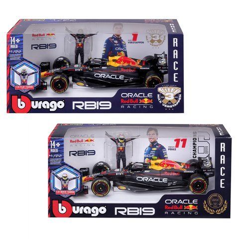 Автомодель з фігуркою - Red Bull Racing RB19 (1:24) 18-28036 фото