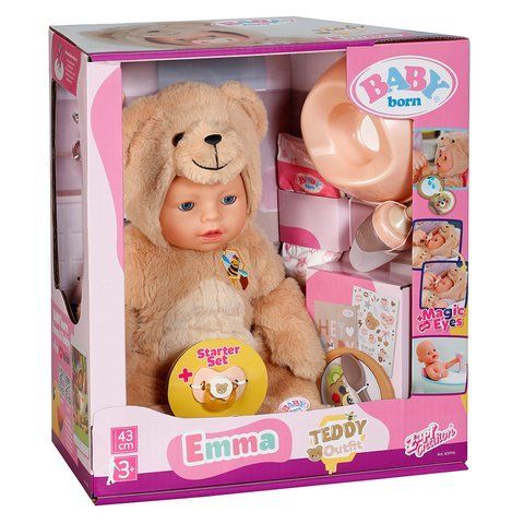 Лялька Baby Born &ndash; Емма у костюмі ведмедика 837115 фото