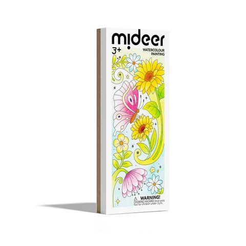 Міні-набір акварельного живопису Квіти та метелики MD4248 фото
